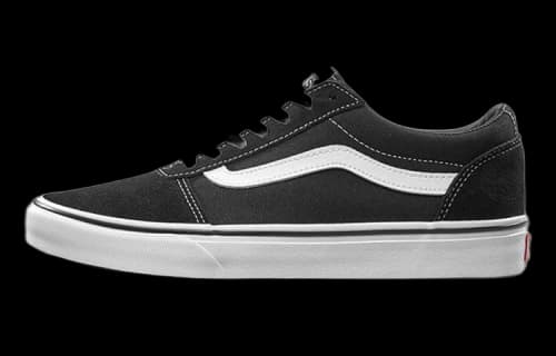 Vans Ward Suede Canvas 'Black White'