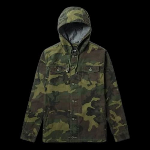 Vans hooded Coach Jacket Camouflage