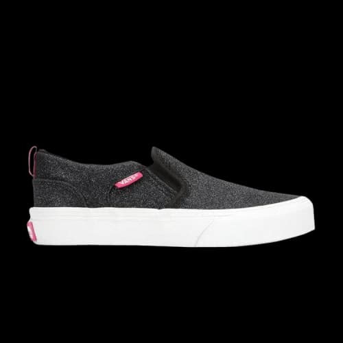Vans Asher Kids 'Glitter Black'