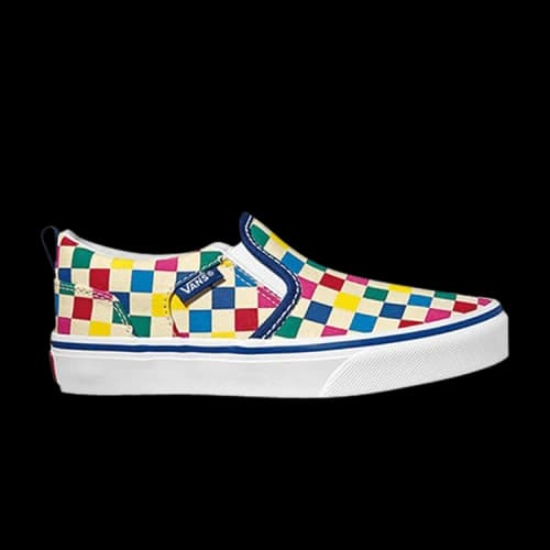 Vans Asher Kids 'Checkerboard - Multi'
