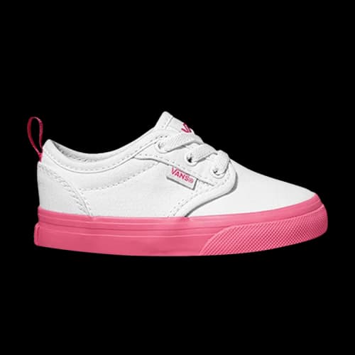 Vans Atwood Slip-On Z Toddler 'Pop Outsole - White Pink'