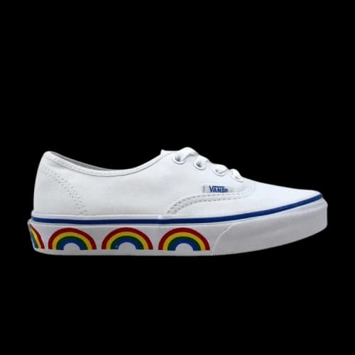 Vans Authentic Rainbow Tape True White