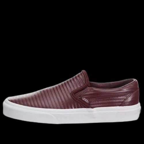 Vans Classic Slip-On Leather Red