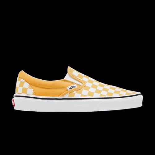 Vans Classic Slip-On Ochre Checkerboard
