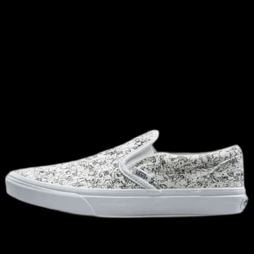 Vans Buty Damskie Classic Slip-On Floral Black/White