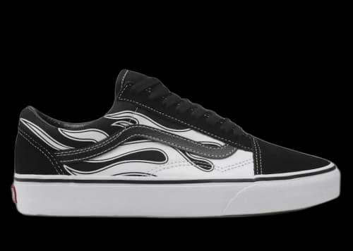 Vans Old Skool White Flame