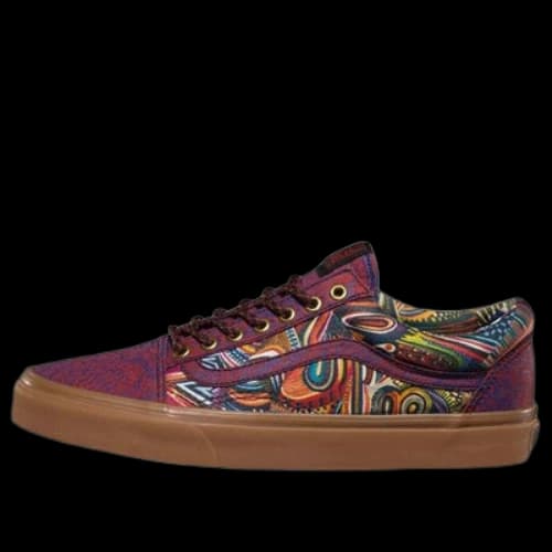 Zio Ziegler x Vans Unisex Otw Gallery Old Skool Sneakers Multicolor