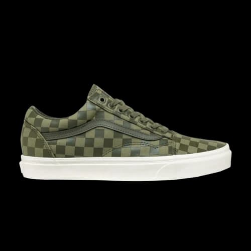 Vans Old Skool 'High Density Dusty Olive Checkerboard'