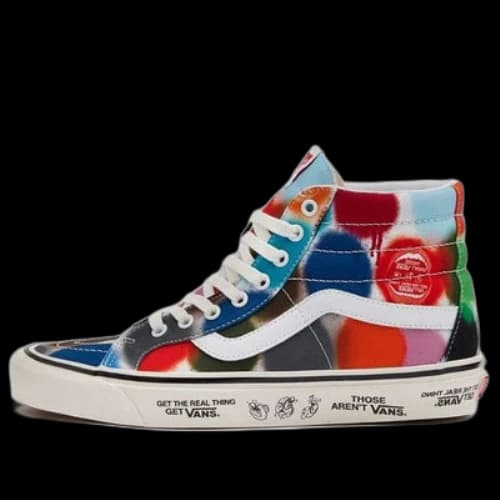 Vans SK8-Hi Wear-resistant Non-Slip Casual Skateboarding Shoes MULTI-COLOR
