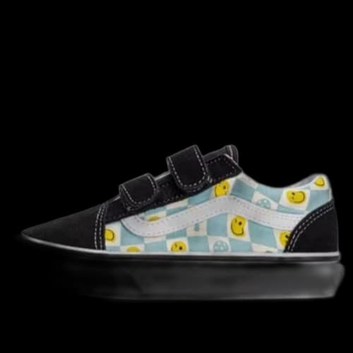 (PS) Vans Old Skool Melted Check 'Black Blue'
