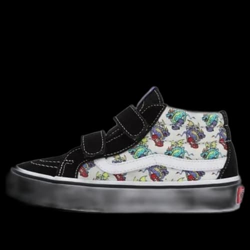 Vans Skate Dragon Sk8-Mid Reissue Velcro 'Black White'