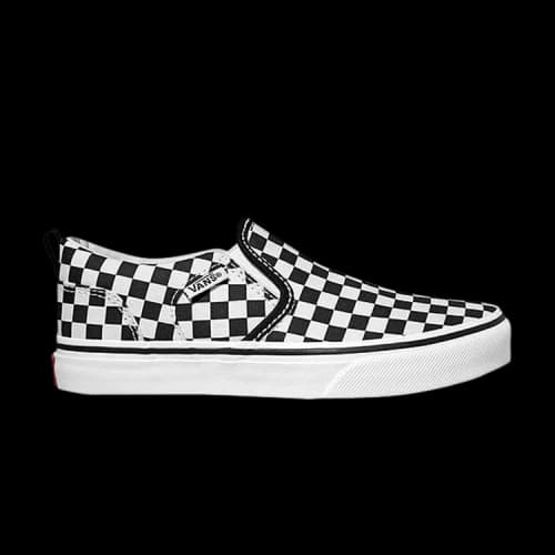 Vans Asher Kids 'Checkerboard - Black White'