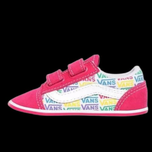 Vans Rainbow Vans Old Skool V Toddles/Infants Pink