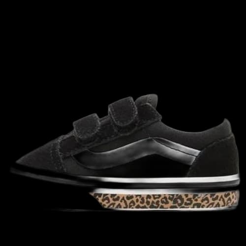 (TD) Vans Old Skool K Shoes Leopard 'Black'
