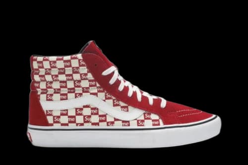 Vans Supreme x Sk8-Hi Pro 'Checkered Red'