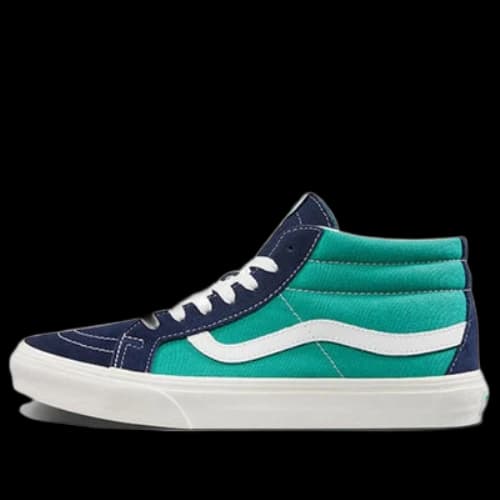 Vans SK8-Mid Reissue Black-Green 'Blue Green'