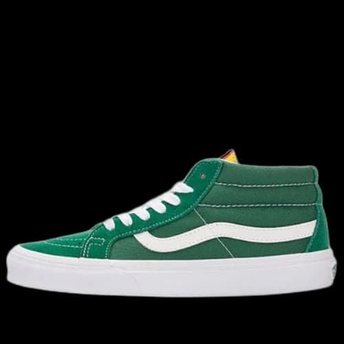 Vans SK8-Mid Suede Street Style Sneakers 'Green White'