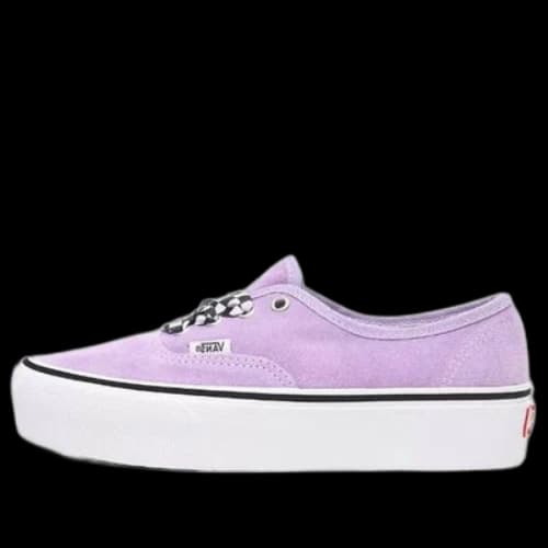 Vans Checkerboard Lace Authentic Platform 20 'White Purple'