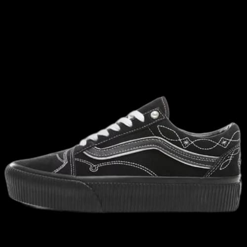 Vans Pearly Punk Old Skool Platform Black/White