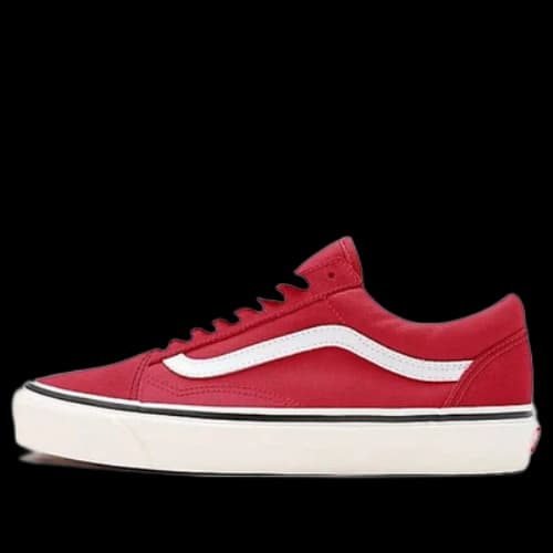 Vans Customs Old Skool Shoes Red
