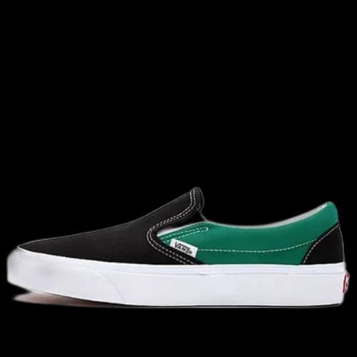 Vans Customs Color Block Comfycush Slip-on 'Black Green'