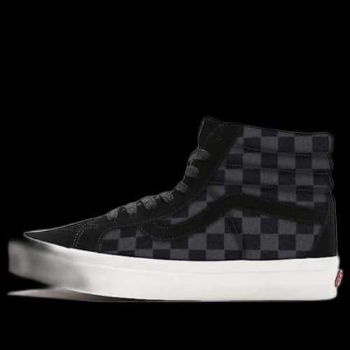 Vans Customs Checkerboard Sk8-hi Black/Gray