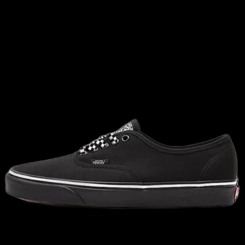 Vans Customs Skulls Authentic Shoes Black