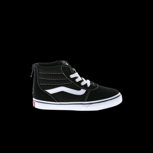 Vans Ward High Zip Toddler 'Black White'