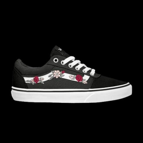 Vans Ward 'Floral Embroidery - Black' (Women's)