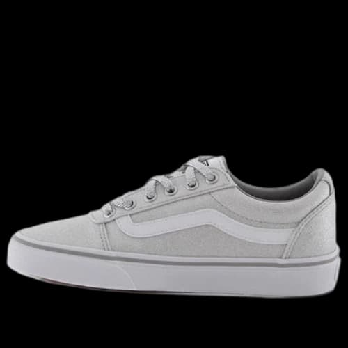 Vans Ward Lurex Glitter Non-Slip Breathable Low Tops Casual Skateboarding Shoes Gray