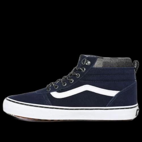 Vans Ward Hi Casual Skateboarding Shoes Navy Blue