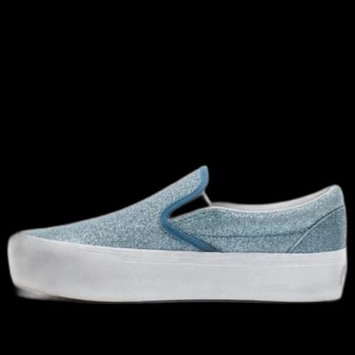 Vans Glitter Classic Slip-on Platform Blue/White