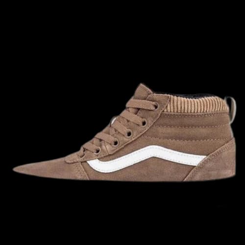 Vans Ward Hi Mte Cozy Breathable Casual Skateboarding Shoes Brown