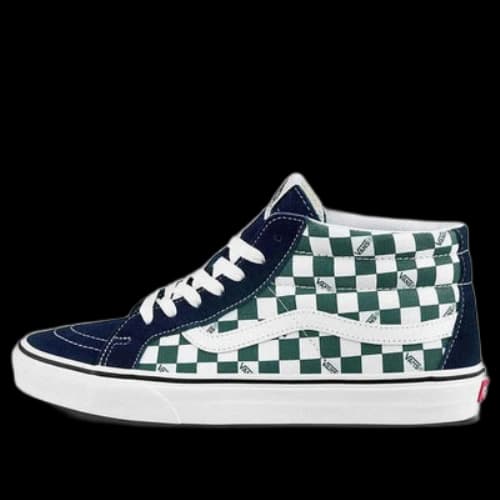 Vans Sk8-mid Checkerboard Green/White