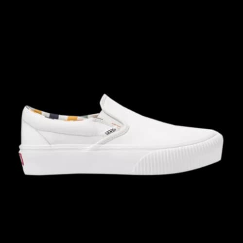 Vans Karina Rozunko x Slip-On Platform SF 'Patent Marshmallow'