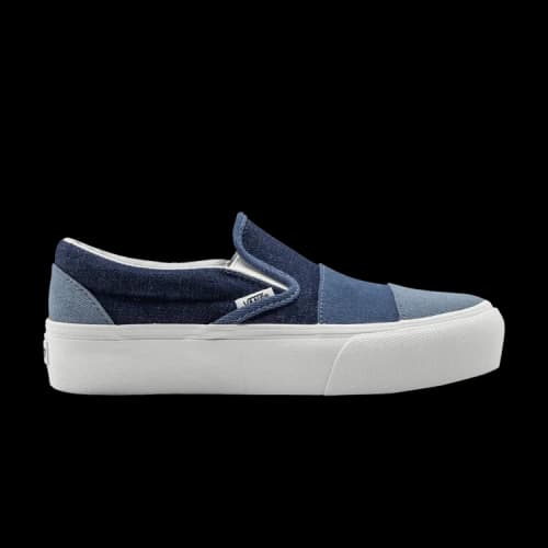 Vans Slip-On Platform SF 'Patchwork Denim'