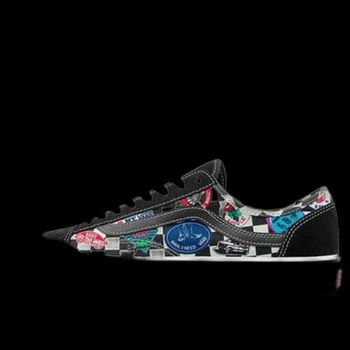 Vans Style 36 Colour printing shoes Black MULTI-COLOR