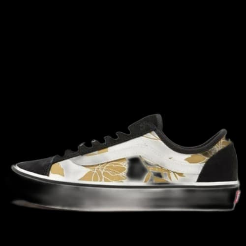 Vans Island Floral Style 36 Decon Sf 'Black White Brown'