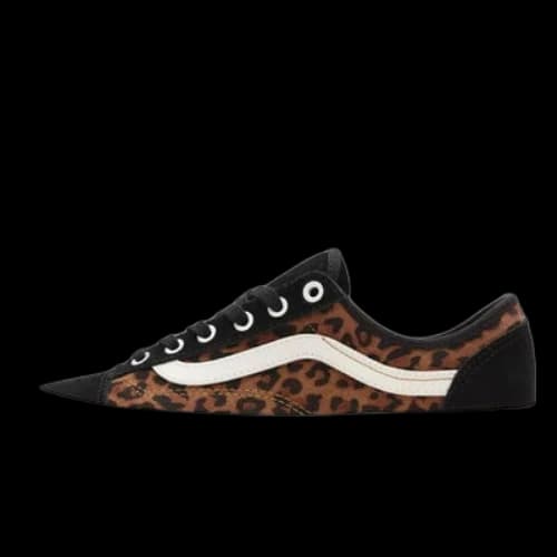 Vans Suede Leopard Style 36 Deconstructions SF Shoes Brown