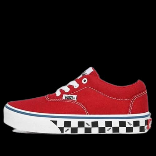 Vans Doheny Wear-resistant Non-Slip Low Tops Casual Skateboarding Shoes Big Boys Red