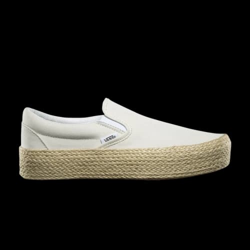 Vans Slip-On Platform Espadrille 'Marshmallow'