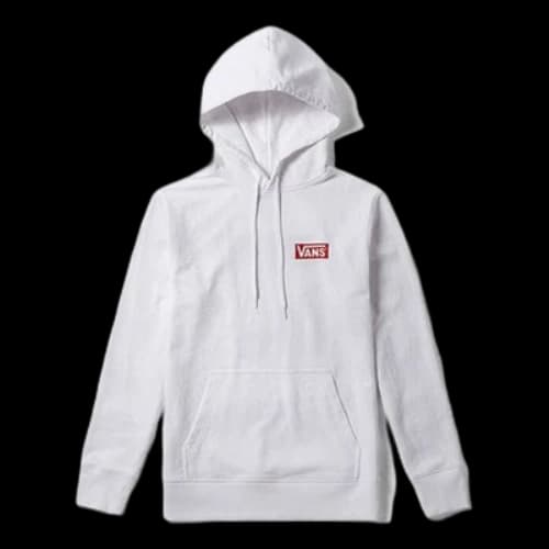 Vans Back Printing Pattern Casual Couple Style White