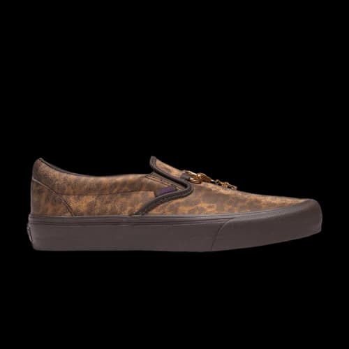 Vans Needles x Vault Classic Slip-On V 'Animal Print - Brown'