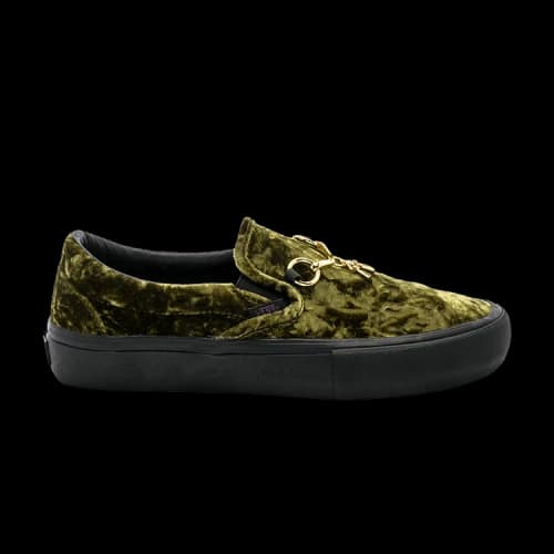 Vans Needles x Classic Slip-On VLT LX 'Green Velvet'