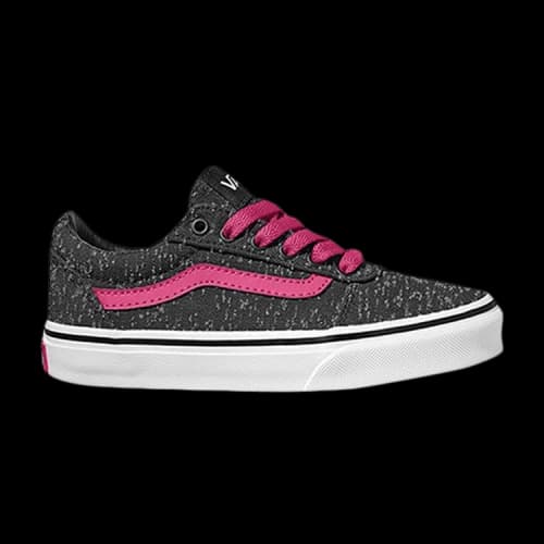 Vans Ward Kids 'Marled Canvas - Black Magenta'