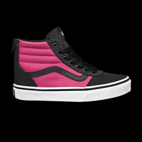 Vans Ward High Zip Kids 'Black Magenta'
