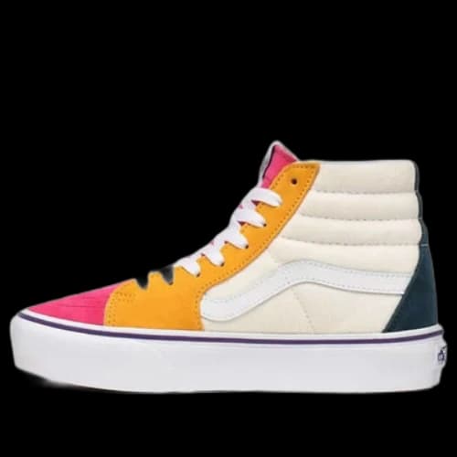Vans Mini Cord SK8-HI Platform 2.0 White/Yellow/Red