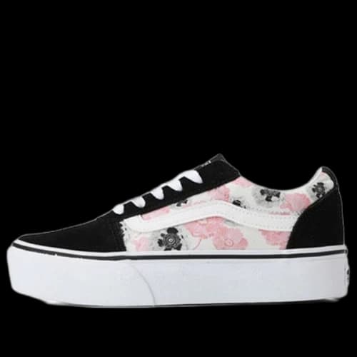 Vans Ward Platform Pink Floral 'Pink Black'