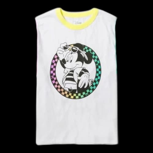 Vans x Disney Crossover Printing Mickey Round Neck Short Sleeve White (Women's)