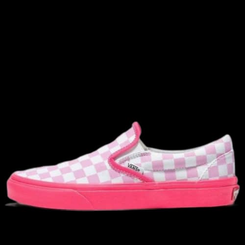 Vans slip-on CUSTOMS NEON 'Pink Checkerboard'